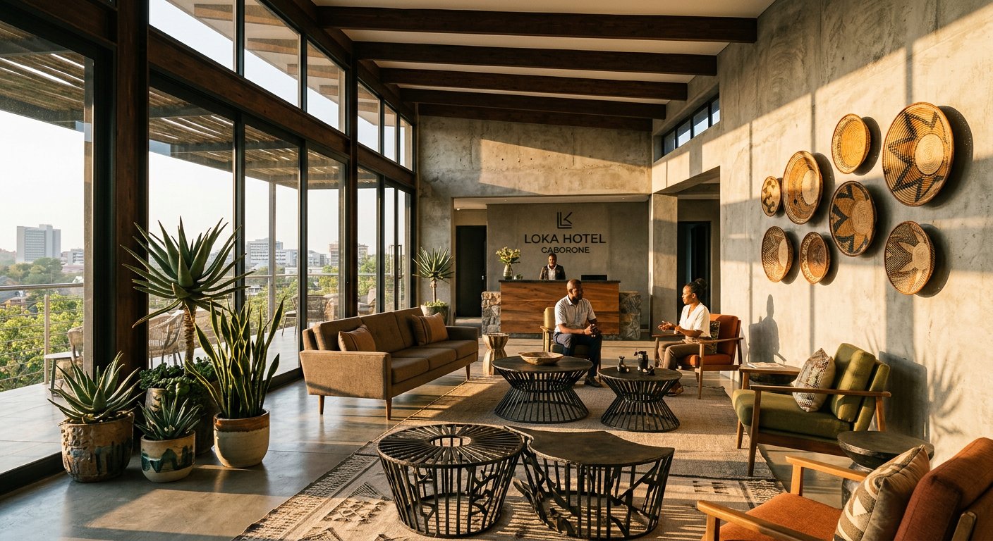 Modern Botswana interior