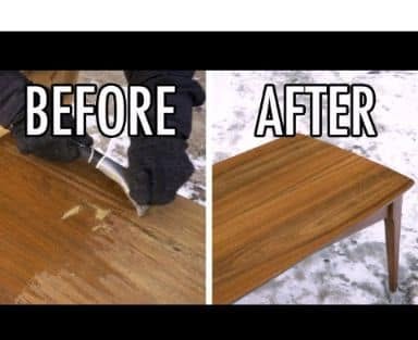 Table before and after composite